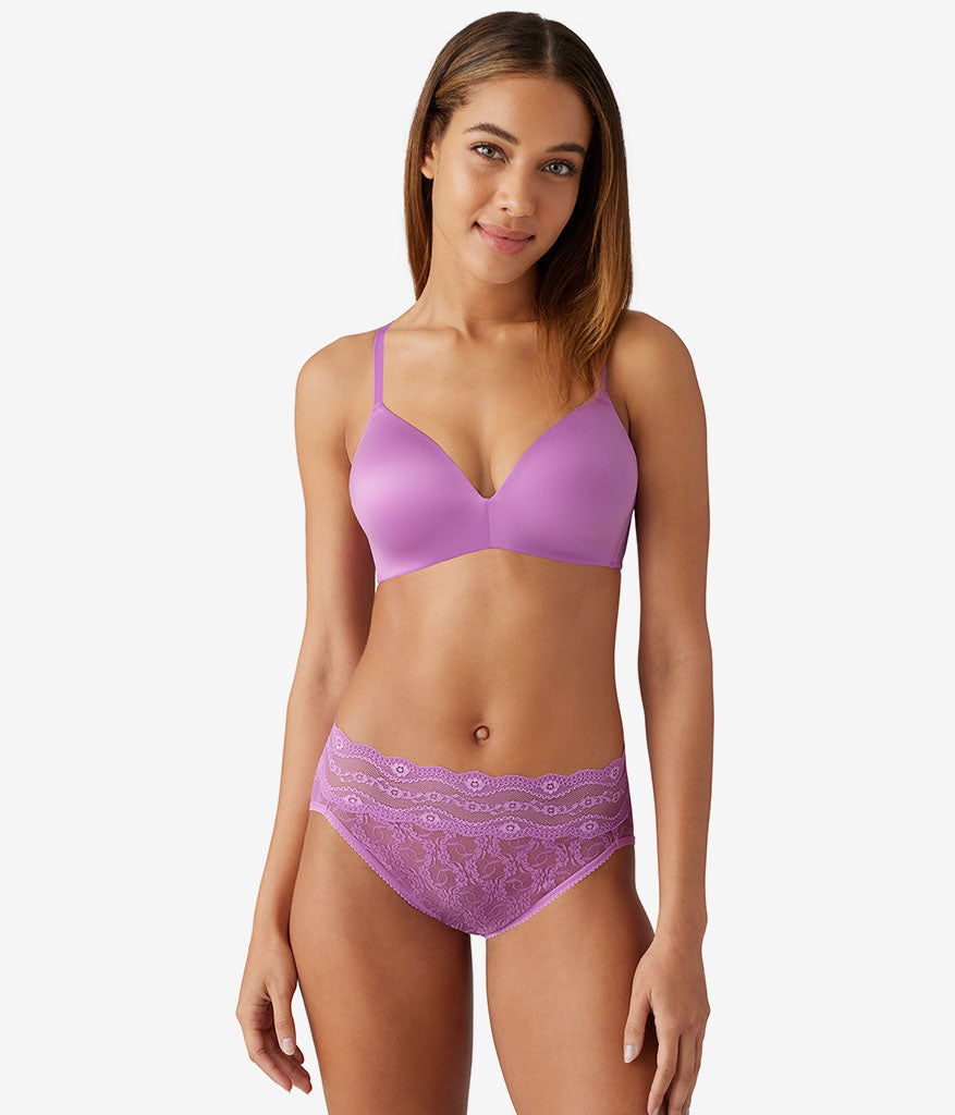 Wacoal Future Foundation Wire Free T-Shirt Bra - Mulberry