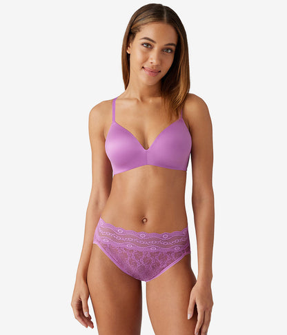 Wacoal Future Foundation Wire Free T-Shirt Bra - Mulberry