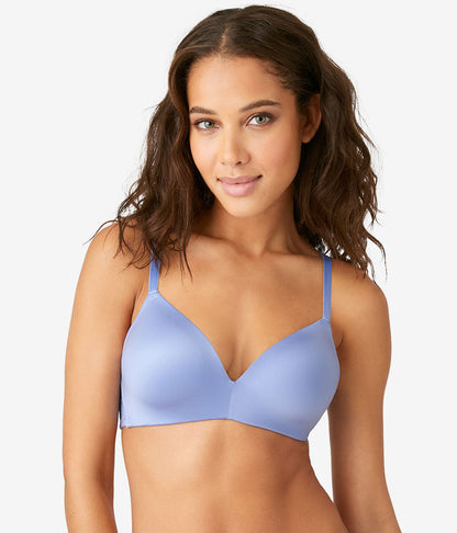 Wacoal Future Foundation Wire Free T-Shirt Bra with Lace - Purple Impression