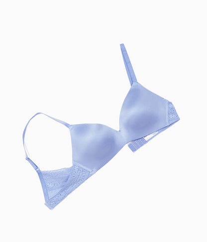 Wacoal Future Foundation Wire Free T-Shirt Bra with Lace - Purple Impression