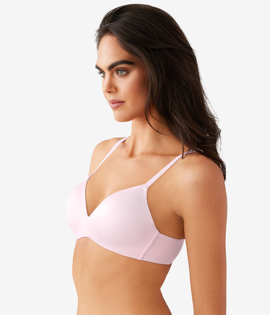 Wacoal Future Foundation Wire Free T-Shirt Bra - Pink-A-Boo