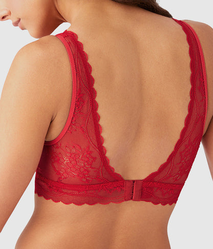 Wacoal No Strings Attached Bralette - Crimson Red