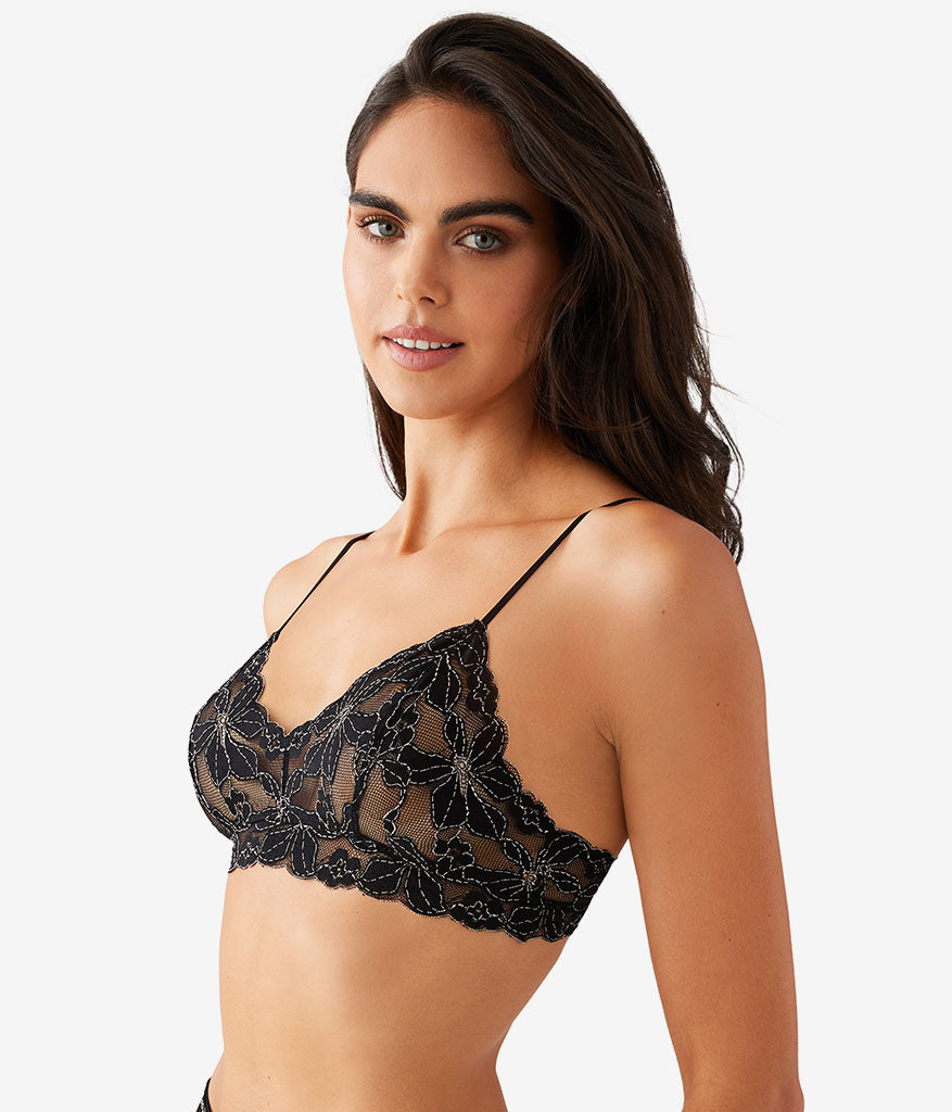 Wacoal Feeling Famous Bralette - Night/Angel Wing