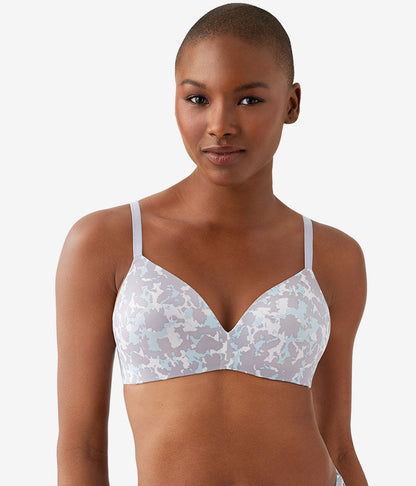 Wacoal Future Foundation Wire Free T-Shirt Bra - Dream Blue/Gray Camouflage