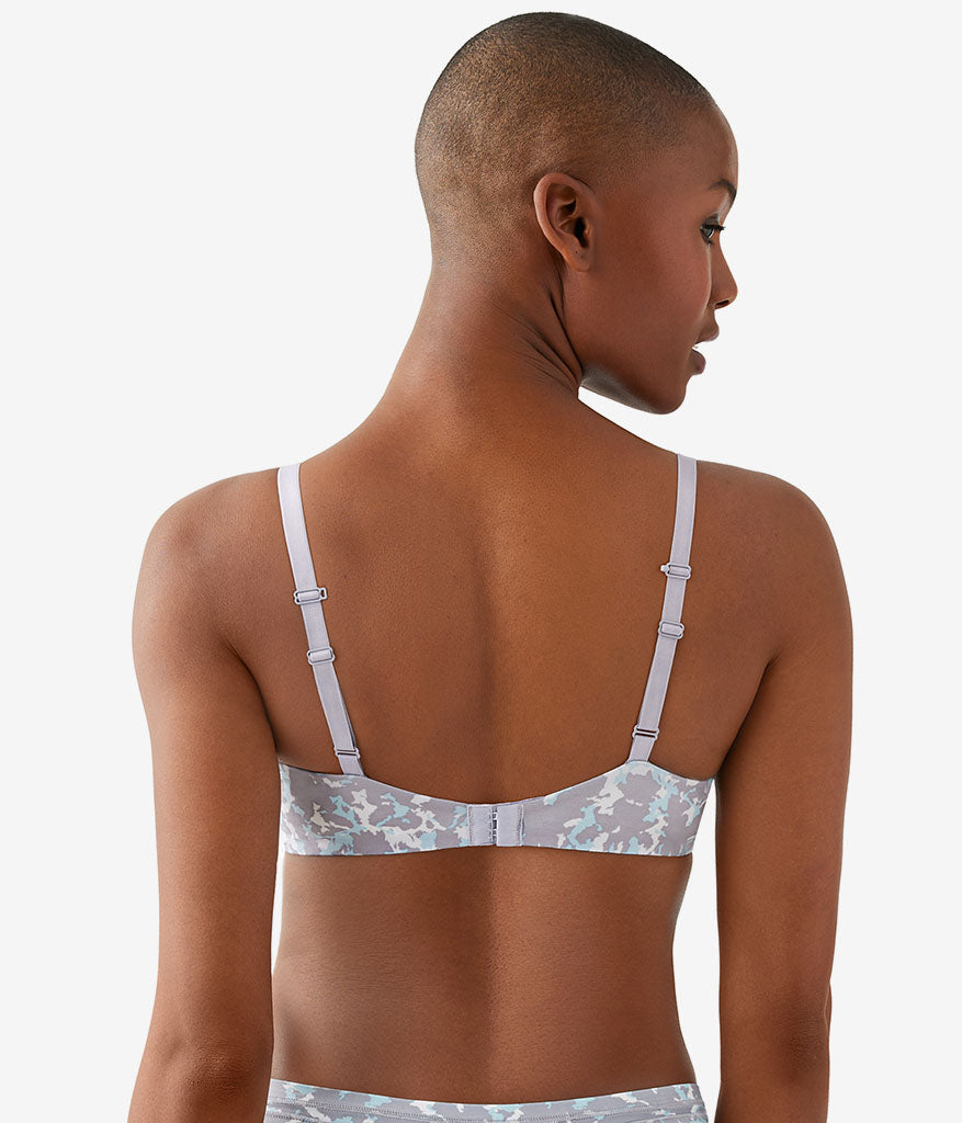Wacoal Future Foundation Wire Free T-Shirt Bra - Dream Blue/Gray Camouflage