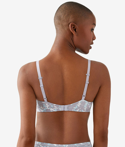 Wacoal Future Foundation Wire Free T-Shirt Bra - Dream Blue/Gray Camouflage