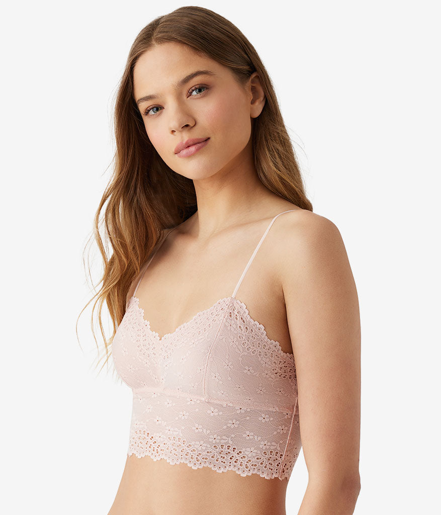 Wacoal Inspired Eyelet Bralette - Rose Smoke