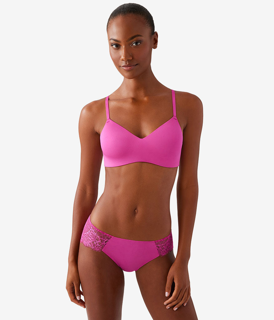 Wacoal Spotlight Wire Free T-Shirt Bra - Fuchsia Red