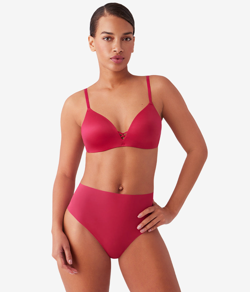 Wacoal Undercover Wire Free T-Shirt Bra - Cerise