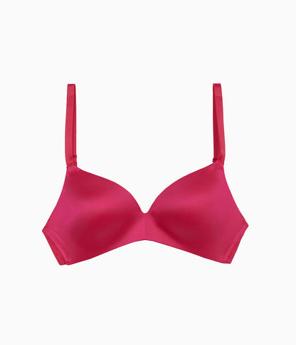 Wacoal Future Foundation Wire Free T-Shirt Bra with Lace - Bright Rose