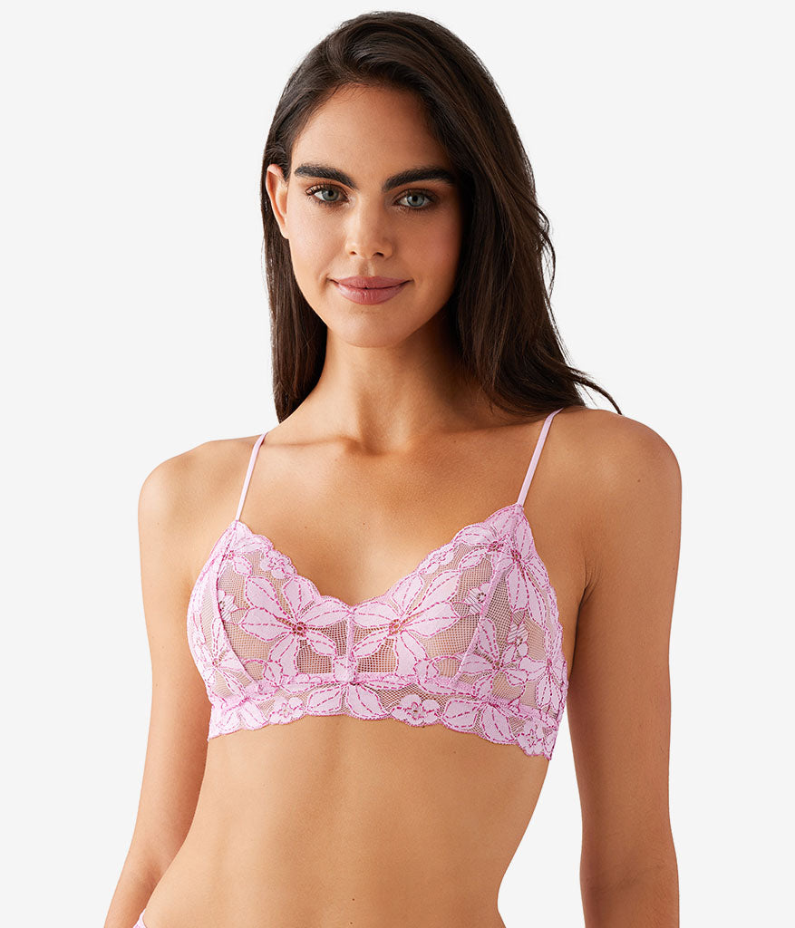 Wacoal Feeling Famous Bralette - Pink Lavender/Very Berry