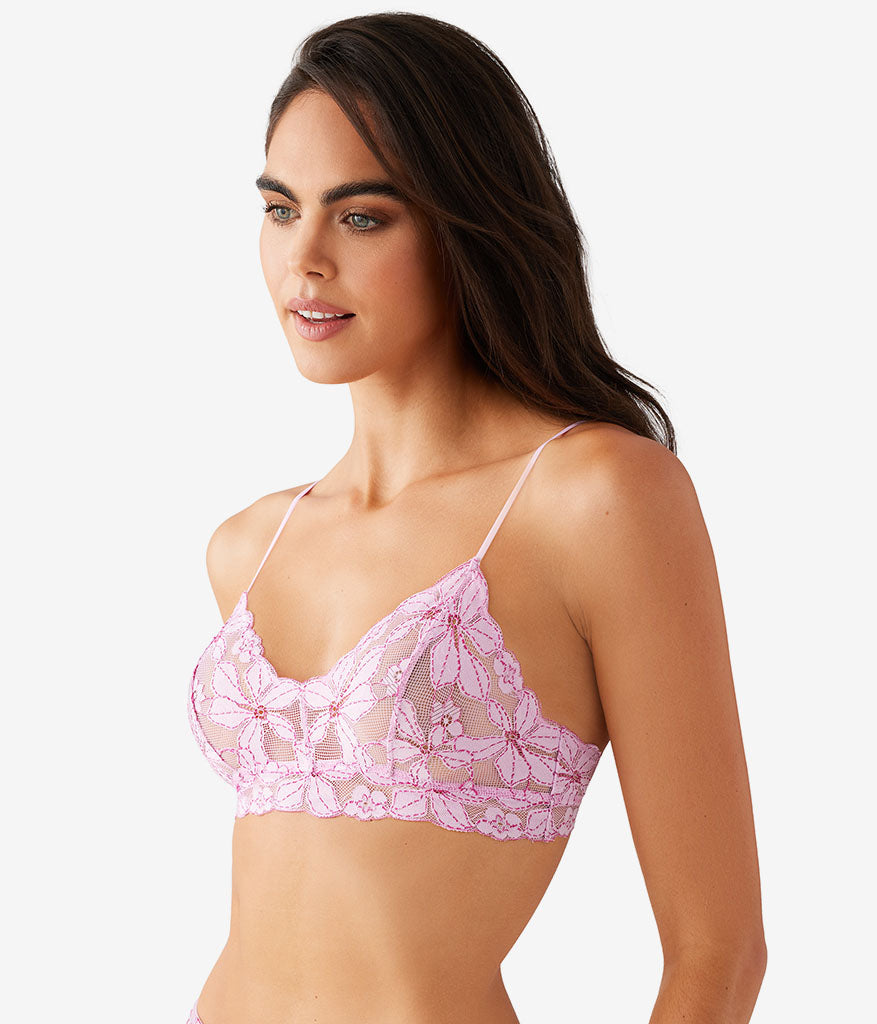 Wacoal Feeling Famous Bralette - Pink Lavender/Very Berry
