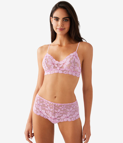 Wacoal Feeling Famous Bralette - Pink Lavender/Very Berry