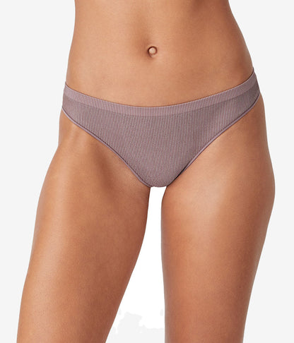 Wacoal Comfort Intended Rib Thong - Peppercorn