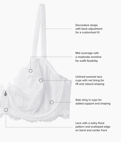 Wacoal Vivid Attraction Underwire Bra - White
