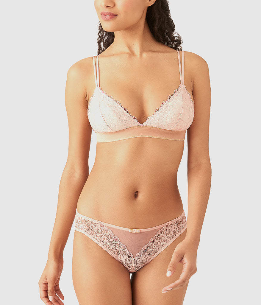 Wacoal Lace Encounter Bralette - Rose Smoke
