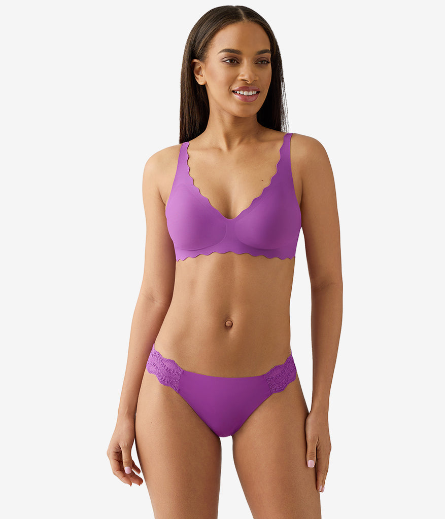 Wacoal b.wow'd Wire Free Bra - Sparkling Grape