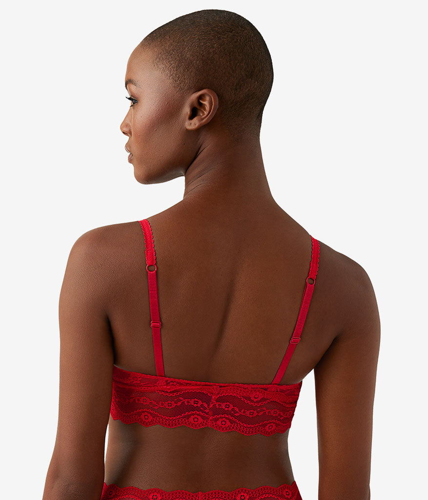 Wacoal Lace Kiss Bralette - Crimson Red