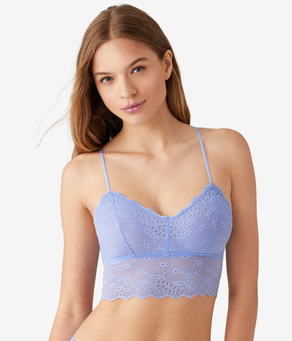 Wacoal Inspired Eyelet Bralette - Pale Iris