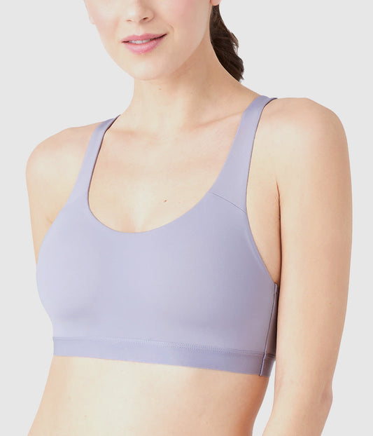 Wacoal b.active Sport Crop - Lilac Gray