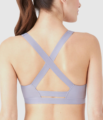 Wacoal b.active Sport Crop - Lilac Gray