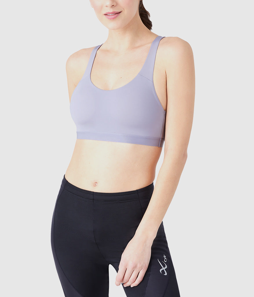 Wacoal b.active Sport Crop - Lilac Gray