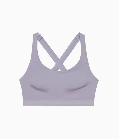Wacoal b.active Sport Crop - Lilac Gray
