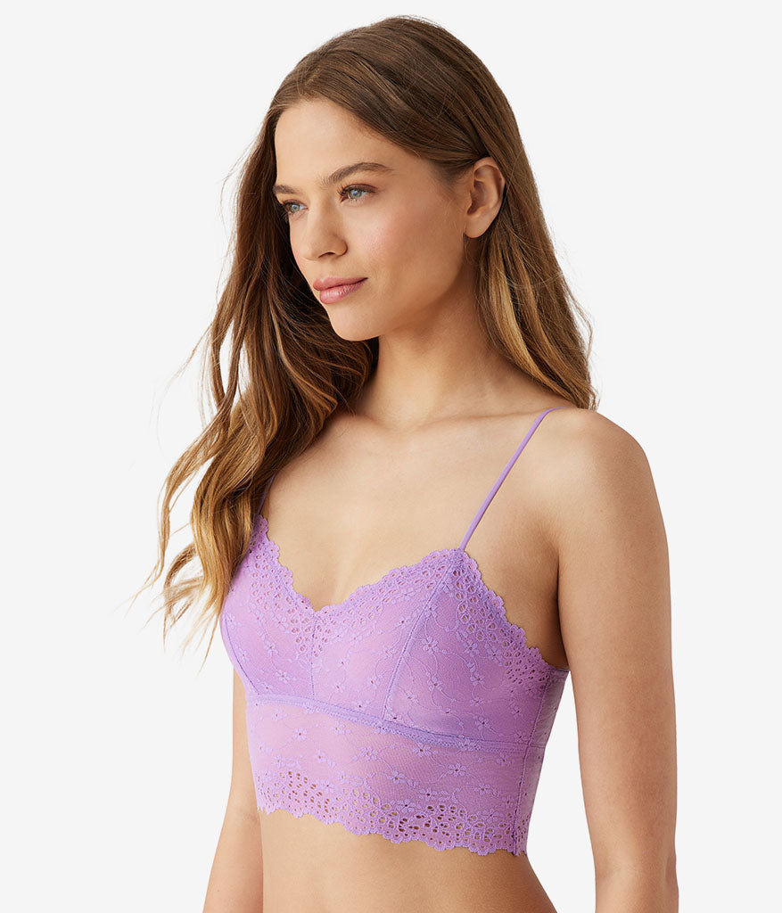 Wacoal Inspired Eyelet Bralette - Orchid Mist