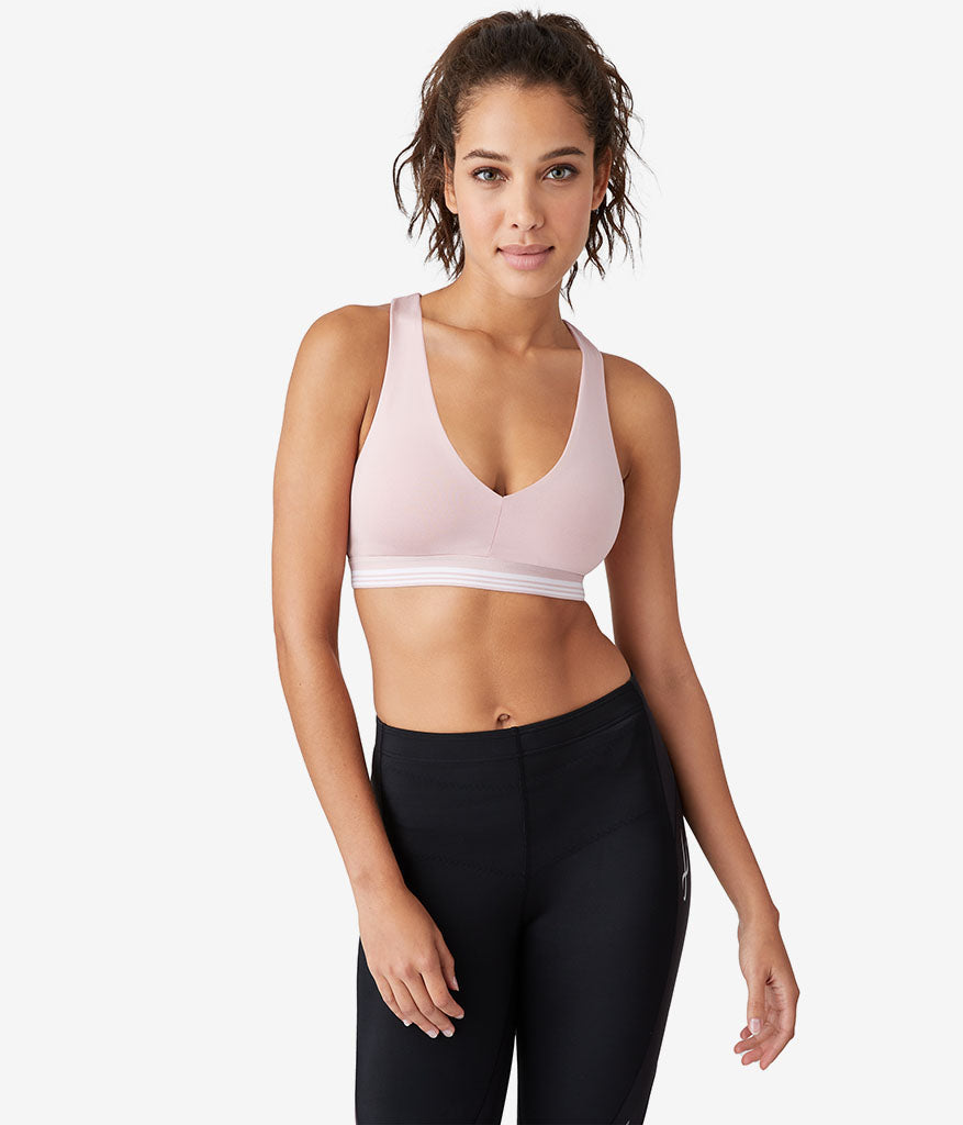 Wacoal b.active Racerback Sport Bralette - Blush Pink