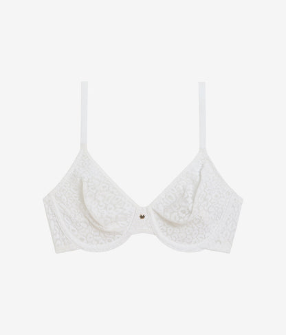 Wacoal High Bar™ Plunge Underwire Bra - White