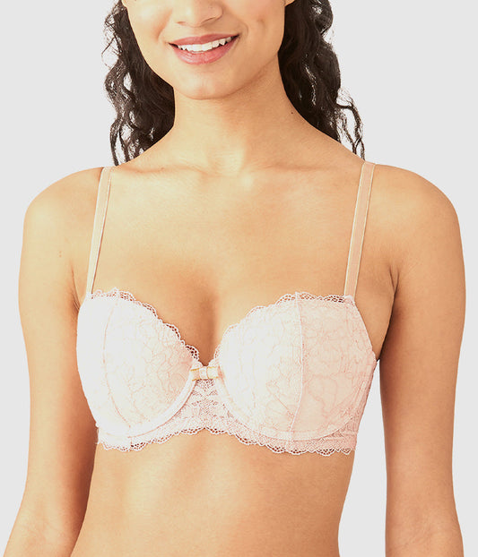 Wacoal Lace Encounter Contour Bra - Rose Smoke