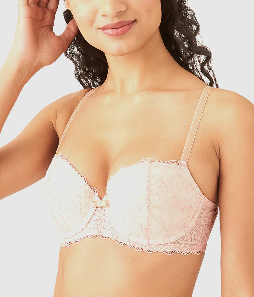 Wacoal Lace Encounter Contour Bra - Rose Smoke