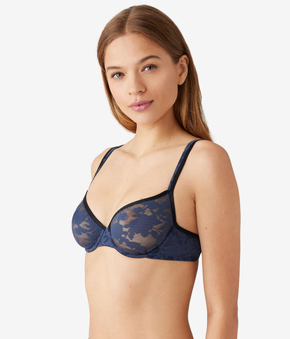 Wacoal Shadow Scene Underwire Bra - Mood Indigo