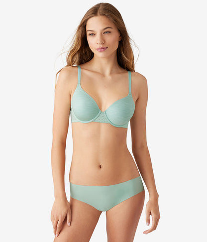 Wacoal Future Foundation T-Shirt Bra with Lace - Silt Green Heather