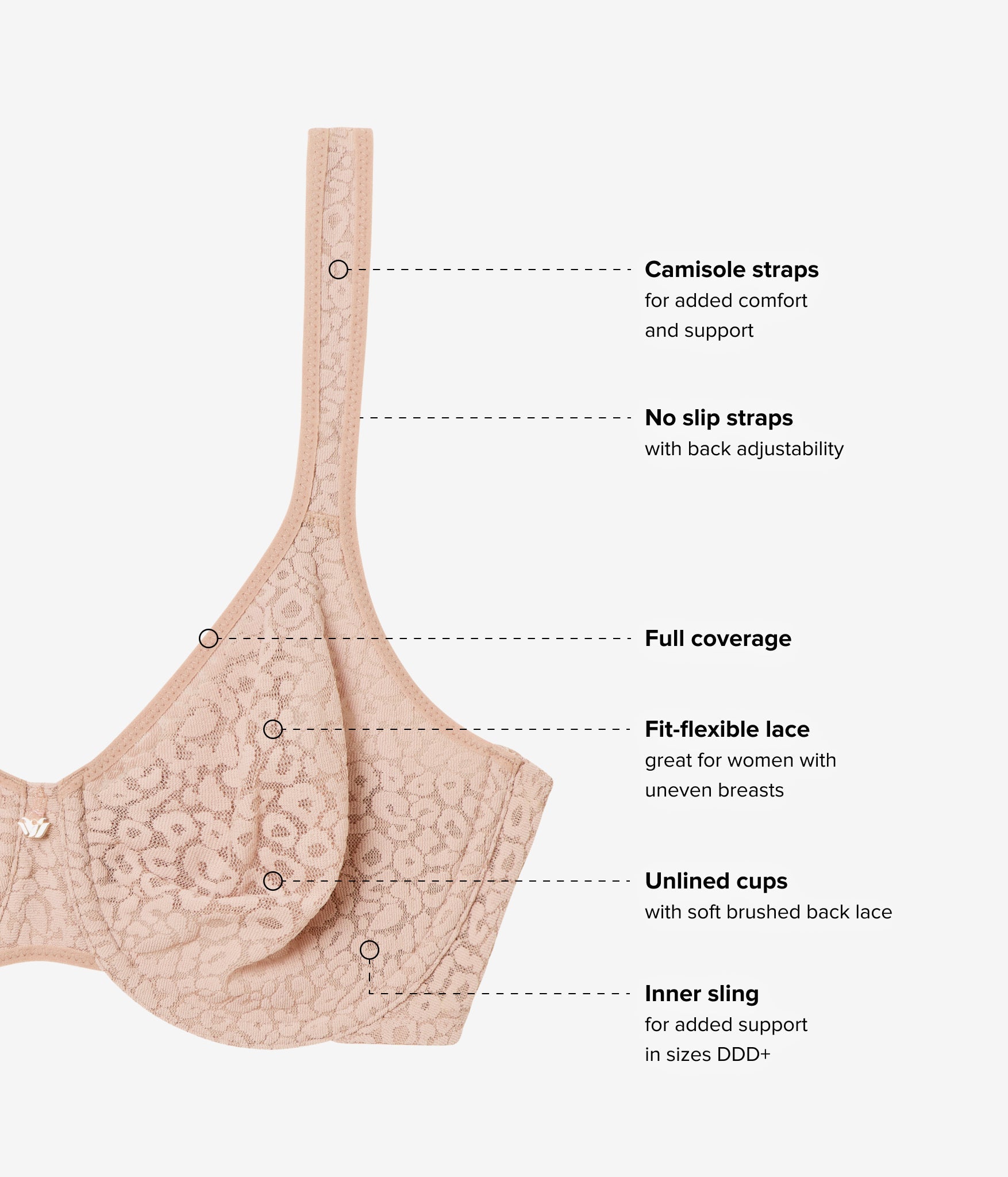 Wacoal High Bar™ Underwire Bra - Roebuck