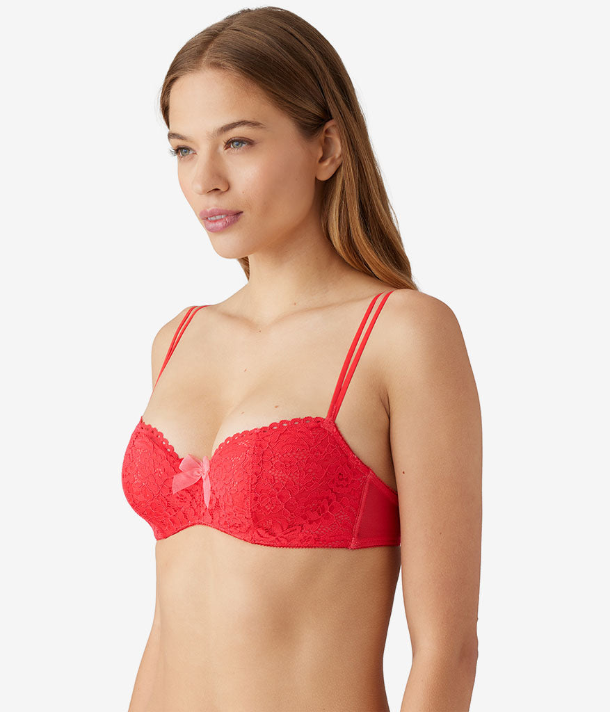 Wacoal Ciao Bella Balconette Bra - Hibiscus