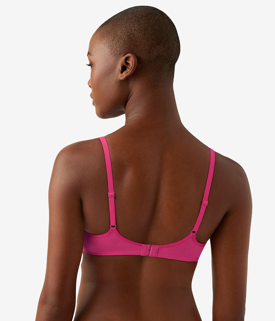 Wacoal Cotton To A Tee Scoop Underwire Bra - Raspberry Sorbet