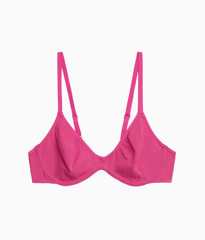 Wacoal Cotton To A Tee Scoop Underwire Bra - Raspberry Sorbet