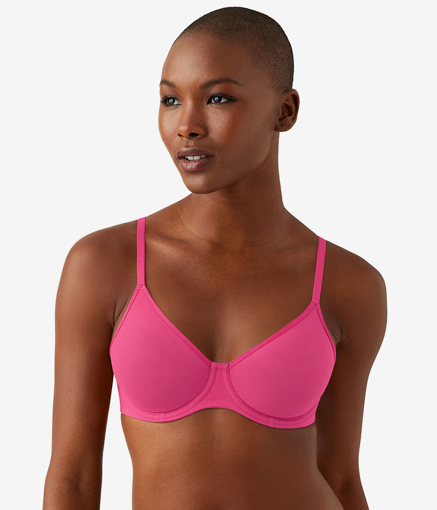 Wacoal Cotton To A Tee Underwire Bra - Raspberry Sorbet
