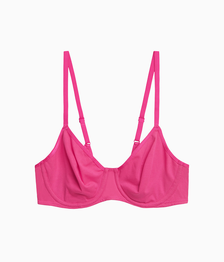 Wacoal Cotton To A Tee Underwire Bra - Raspberry Sorbet