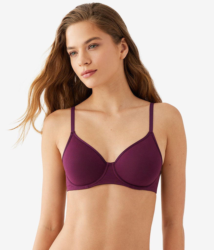 Wacoal Cotton To A Tee Underwire Bra - Potent Purple