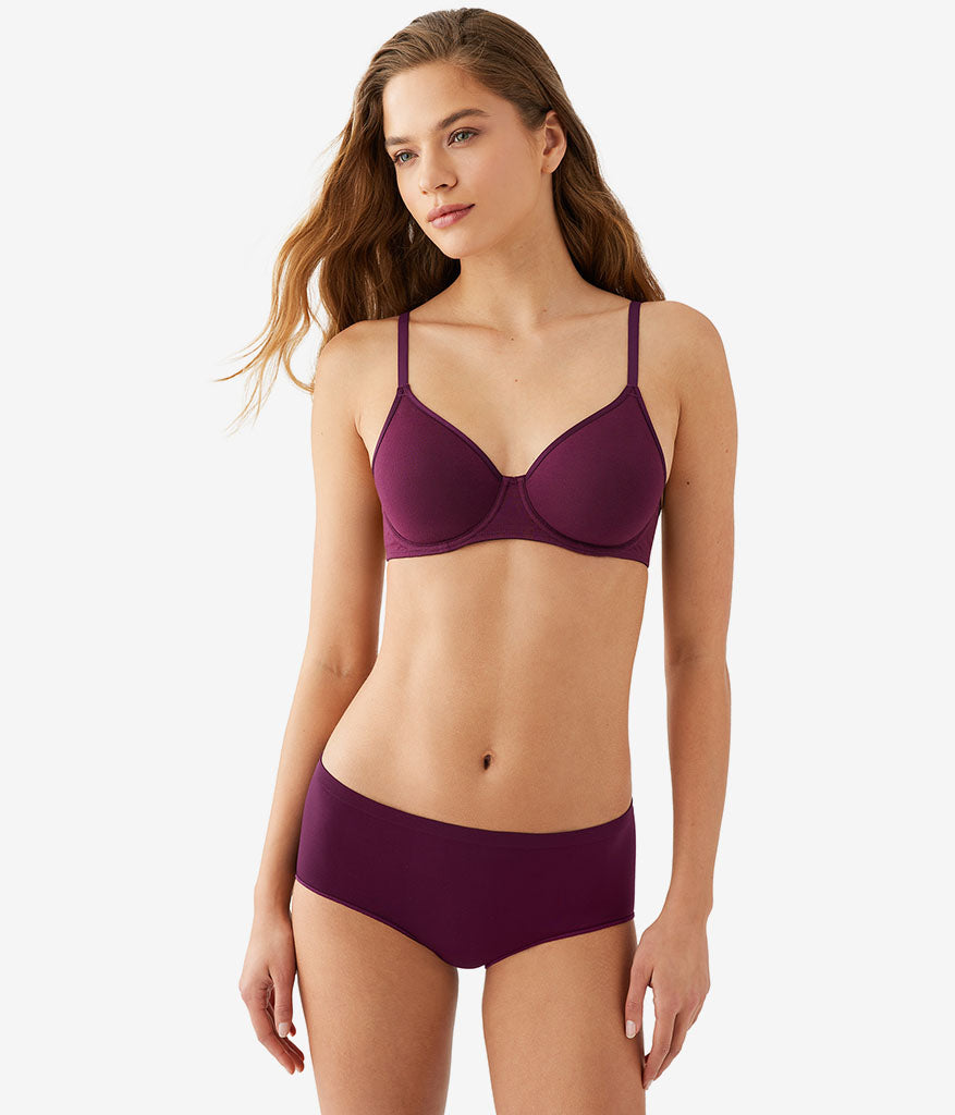 Wacoal Cotton To A Tee Underwire Bra - Potent Purple