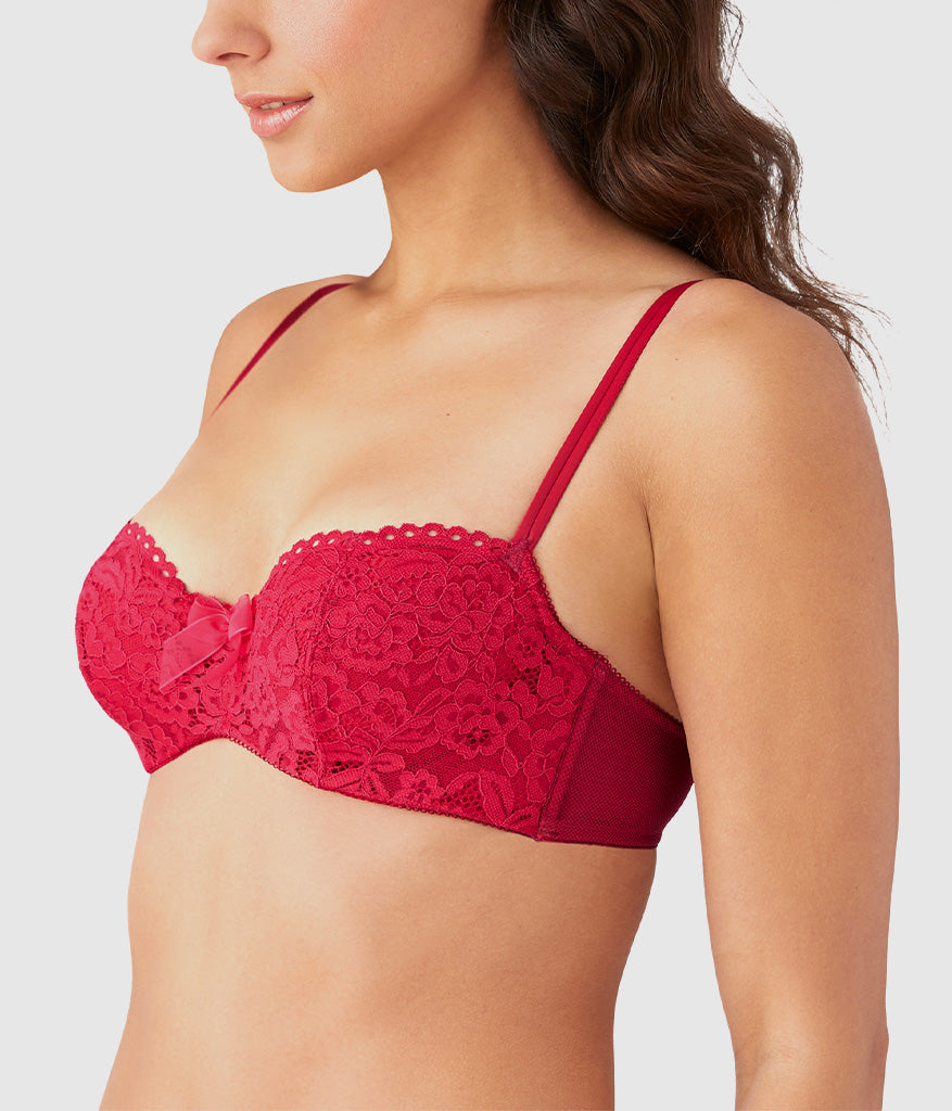 Wacoal Ciao Bella Balconette Bra - Persian Red