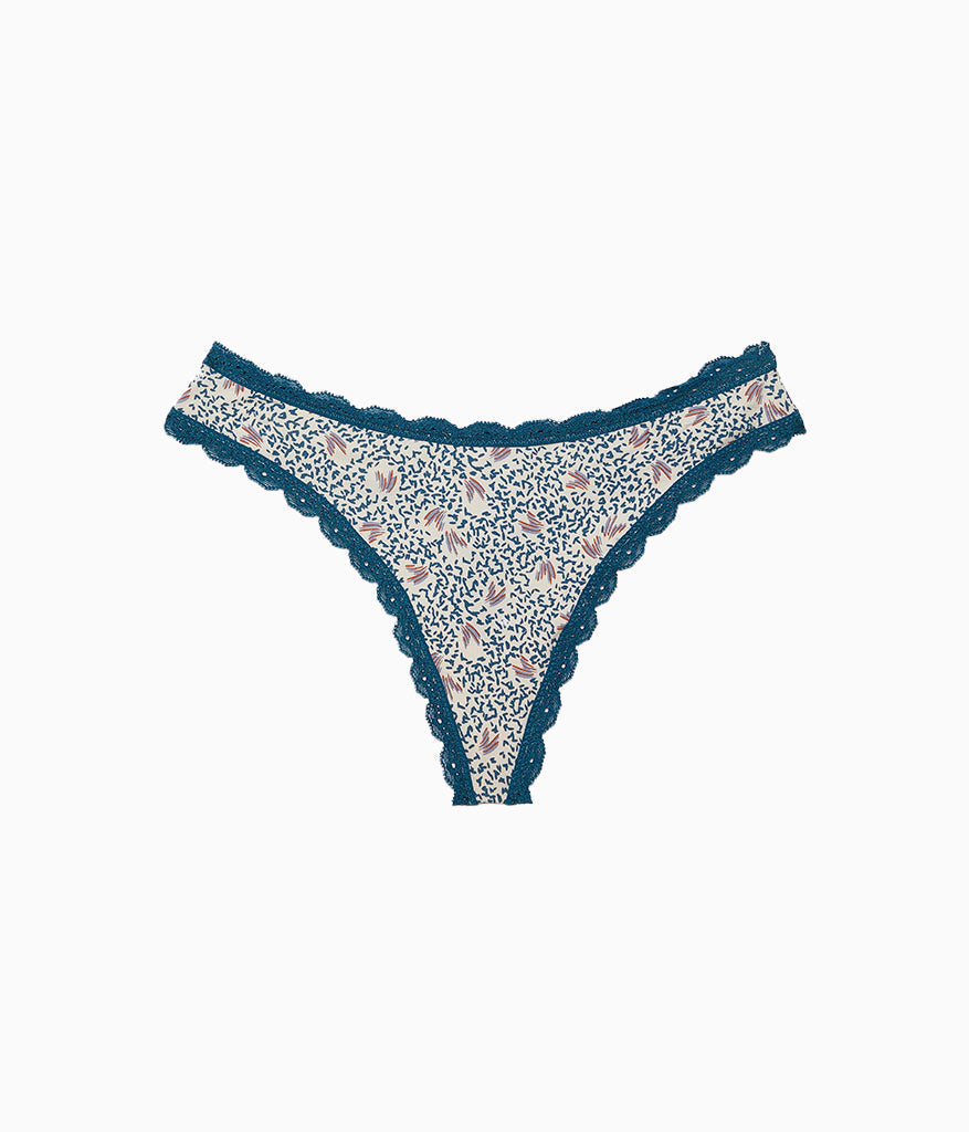 Wacoal Inspired Eyelet Thong - Brushstroke