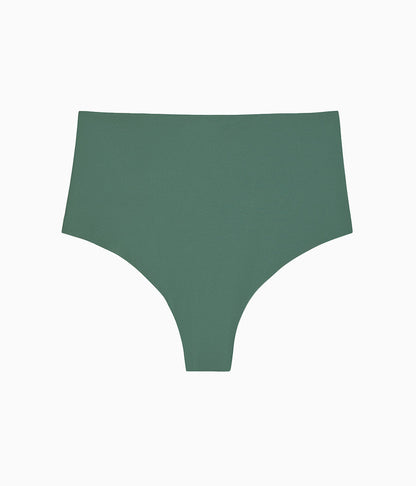 Wacoal b.bare Hi-Waist Thong - Cilantro