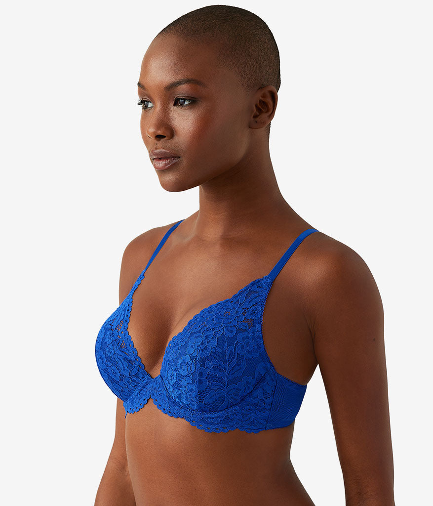 Wacoal Ciao Bella Plunge Contour Bra - Surf Blue
