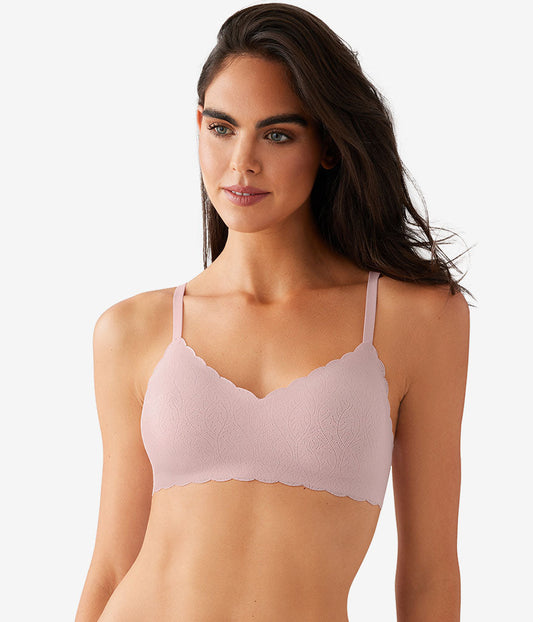 Wacoal b.wow'd Lace Wire Free Bra - Blush Pink