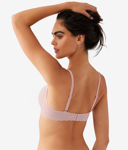 Wacoal b.wow'd Lace Wire Free Bra - Blush Pink