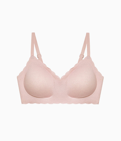 Wacoal b.wow'd Lace Wire Free Bra - Blush Pink