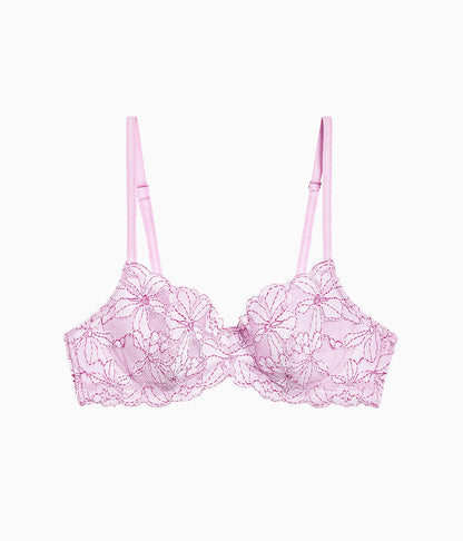 Wacoal Feeling Famous Balconette Contour Bra - Pink Lavender/Very Berry